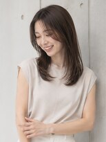 ドット ヘアー ジェム(dot.hair gem)&nbsp;ナチュラルレイヤー/ダークグレージュカラー/艶髪
