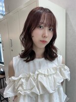 バランス ハレまち通り岡山駅前店(balance.)&nbsp;秋のピンクブラウンx大人の顔まわりレイヤー