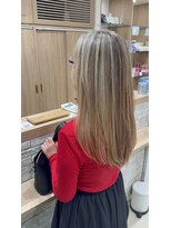 クレア 上大岡(CREA) 白髪ぼかしハイライト縮毛矯正ダブルカラー髪質改善30代40代50代