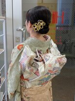 ヒデ美容室 振袖~ドレスどちらとも似合うヘアセット