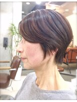 エトネ ヘアーサロン 仙台駅前(eTONe hair salon) 【エトネ】すっきりシルエット前下がりショート