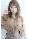 【KHAIR】モテ・愛されナチュラルミディ小顔レイヤー