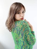 ルティア(Lutia)&nbsp;ダブルカラー ハイトーン グレージュ★★