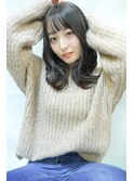 大人かわいいゆるふわセミロング【銀座】