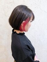 フロール(Flor)&nbsp;【flor 戸塚】*インナーカラー+ラズベリーピンク*