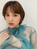 キー(kii)&nbsp;ショートカットボブ× マッシュ　ハンサムショート