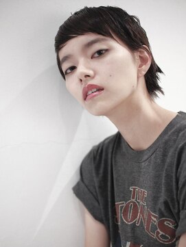 ココ 本八幡(KOKO) ダークパープルナチュラルショートミルクブラウンレイヤーカット