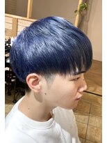 ミモザワークス(Mimosa Works)&nbsp;サファイアブルーと韓国マッシュ