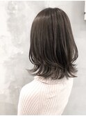 【Des.Art赤坂】大人可愛い×切りっぱなし×ショコラベージュ