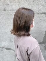 スイート ヘアデザイン(Suite HAIR DESIGN)&nbsp;【イエベ】ミルクティーグレージュ と くびれボブ