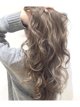 シエラ 心斎橋(CIERA.) CIERA.ミルクティベージュ×ゆる巻きMIX