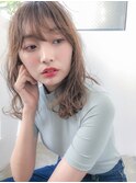小顔前髪×くびれ×ラベンダーカラー×イメチェン×新宿