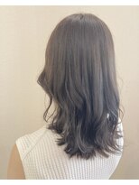 モルニ(MORNI)&nbsp;モカブラウン_マロンベージュ Aラインボブ かきあげ