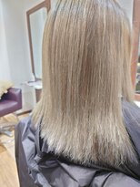 美容室 プラセル(Plaser)&nbsp;ブリーチ+全体イルミナカラー＋ローズTR￥14500