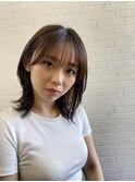 肩レングスのくびれヘア