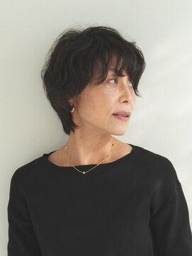 えがお美容室 【えがお美容室】50代60代の方に☆柔らかラウンドショート