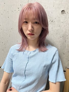 ヘアーデザイン アルエ(HAIR×design ARUE) 【YUGO】ピンクベージュ