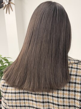 ピープスアンドスー 表参道 渋谷(Peeps&Suu.) ケアブリーチグレージュ_エフォートレス_髪質改善/20代30代40代