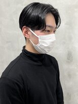 ウクラ バイ レシッド 池袋(uchla by rcid)&nbsp;黒髪☆センターパート/コンマヘア/ビジネスアップバングショート