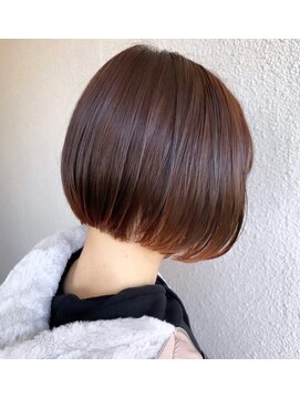 イオエ 岡本(ioe) モードヘア×チェリーブラウン×ダークアッシュ【梅田/茶屋町】