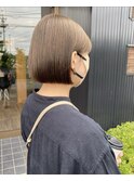 ぱつっとミニボブ