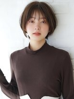 アグ ヘアー ジャスパー 青春通り店(Agu hair jasper) 《Agu hair》ふんわりフェミ×ボブショート