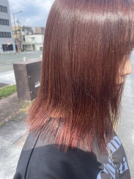 ランプシーヘアー(Lampsi hair) 艶感ピンクブラウン