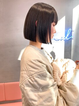 ロンドポレール 北千住(Lond polaire) ボブ×オリーブベージュ