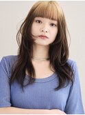 似合わせ イメチェンヘアスタイル ハッシュカット フルバング