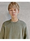 ベージュショートマッシュ
