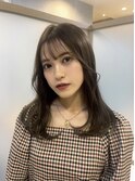 くすみグレーベージュ / お顔周りニュアンスカット