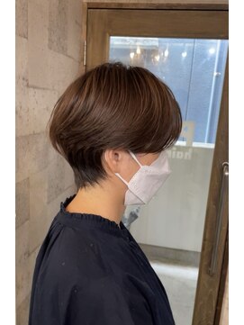プラグ ヘアーデザイン 大名店(PLUG hair design) ショートボブ/ショートヘア/脱白髪染め/白髪ぼかし/髪質改善