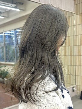 パークレーン アイス イヴェン(park lane ICI yeven) ブリーチなしカラー オリーブベージュ 透明感カラー /momoka