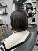 髪質改善カラー 白髪ぼかしハイライト