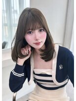 リッカ(LICCA)&nbsp;【RINA】グレージュカラー×似合わせカットミディアムレイヤー