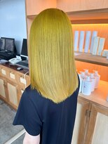 ユラギフロムユイマァル 水島店(YURAGI from YUIMARL)&nbsp;ブリーチ×ネオンイエロー