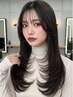 【美髪酸性ストレート】カット＋酸性矯正+髪質改善tr￥22000[髪質改善]