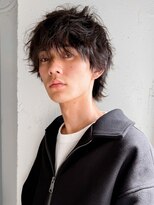 キリ 表参道(kyli)&nbsp;スパイキーショートブルーブラックフェザーパーマサーフカール☆