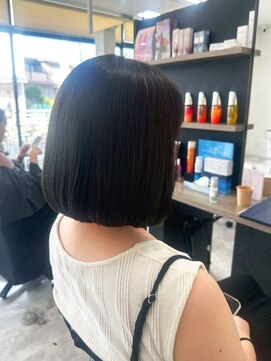 ザボヘアーデザイン(ZABO hair design) 艶髪ボブ【太宰府市通古賀】