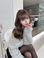 コア 銀座(COA)&nbsp;ミディアムレイヤー/グレージュカラー/韓国ヘア/イメチェン