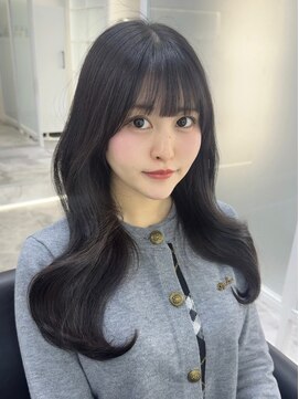 イミュ(IMMU) グレーカラー/韓国ヘア/髪質改善/レイヤーカット