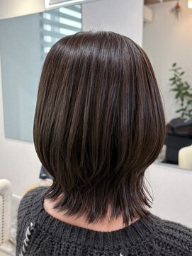 ミューシグ(mysig) ボブウルフ×カーキグレージュ