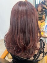 マリアバイアフロート(Maria by AFLOAT)&nbsp;【山田】立体感ハイライトチェリーピンクレイヤーパーマ