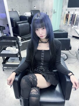 インク 渋谷(INK.) イメチェンヘアスタイルアンブレラカラーピンクベージュ