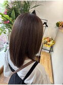 つるりんちょ前処理カラーで艶ブラウン