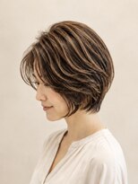 アズールサン 草加西口店(azule-sun)&nbsp;30代40代 大人可愛い＊透明感グレージュショートボブ/草加駅
