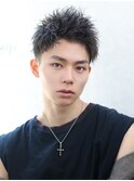 ザクザク束感の無造作ショート