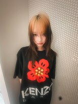 アンフィグ 吉祥寺(anfig)&nbsp;吉祥寺／明暗カラーのロングハッシュカット