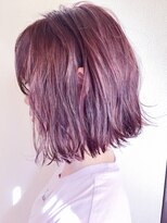 ヴィークス ヘア(vicus hair)&nbsp;[vicushair]外ハネ×ブラントボブ×モーブピンク