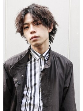 カナン(CANAAN) ★メンズヘア★最新セミウェット抜け感ウェーブ無造作ショート★